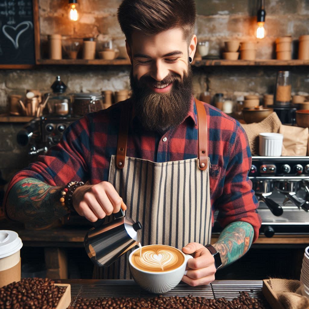 Barista Preparing Coffee