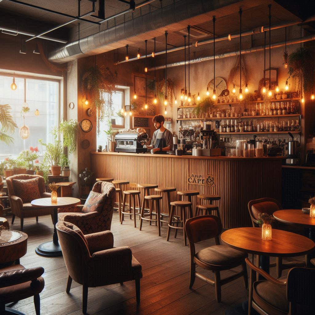 Interior of Capy Coffee